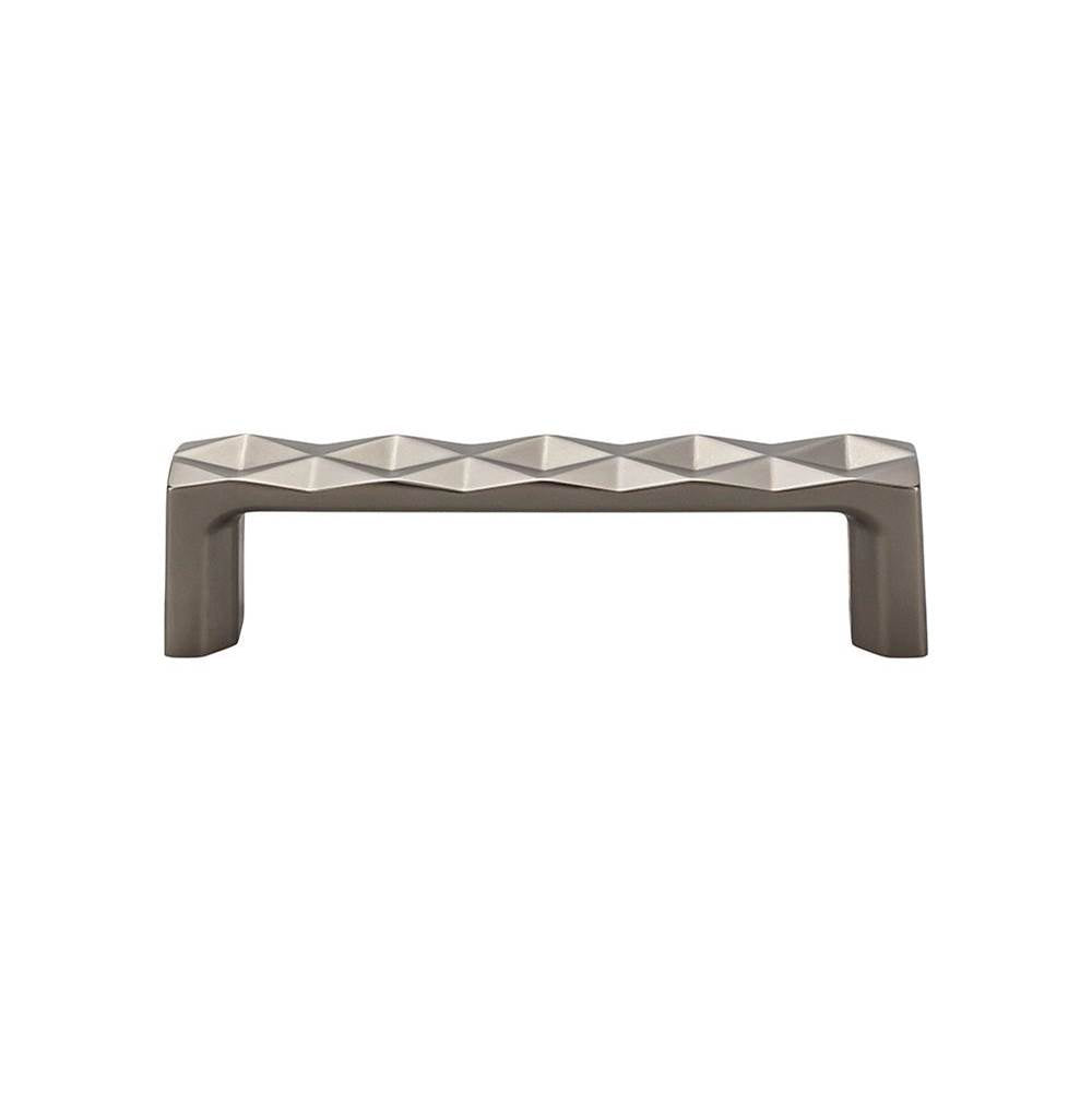 Top Knobs - Quilted Pull 3 3/4 Inch (c-c) Ash Gray - Ash Gray