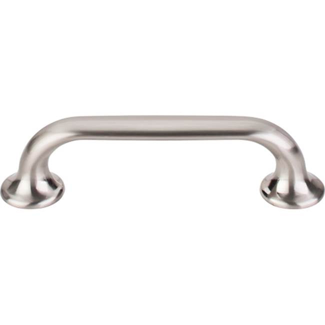 Top Knobs - Oculus Oval Pull 3 3/4 Inch (c-c) Brushed Satin Nickel - Brushed Satin Nickel