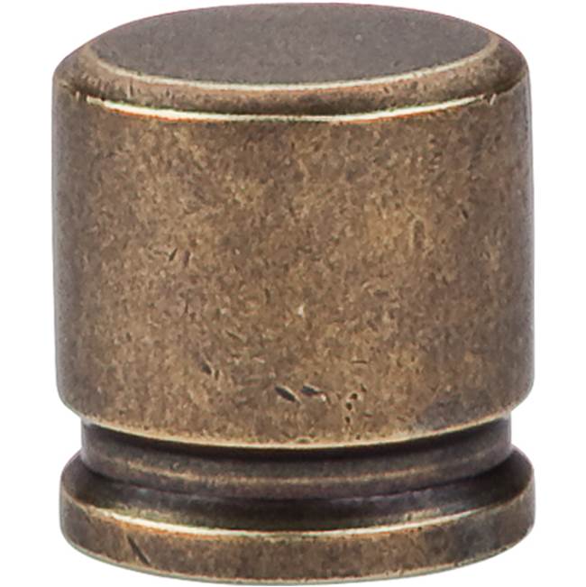 Top Knobs - Oval Knob 1 1/8 Inch German Bronze - German Bronze
