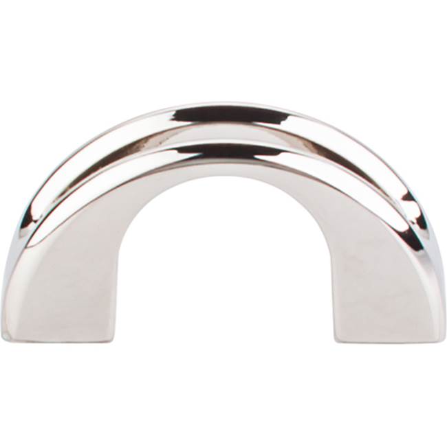 Top Knobs - Tango U Finger Pull 1 1/4 Inch (c-c) Polished Nickel - Polished Nickel
