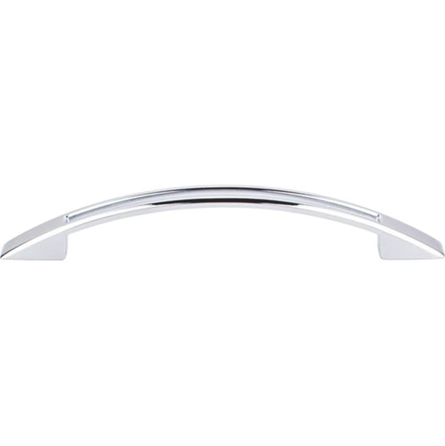 Top Knobs - Tango Cut Out Pull 5 1/16 Inch (c-c) Polished Chrome - Polished Chrome