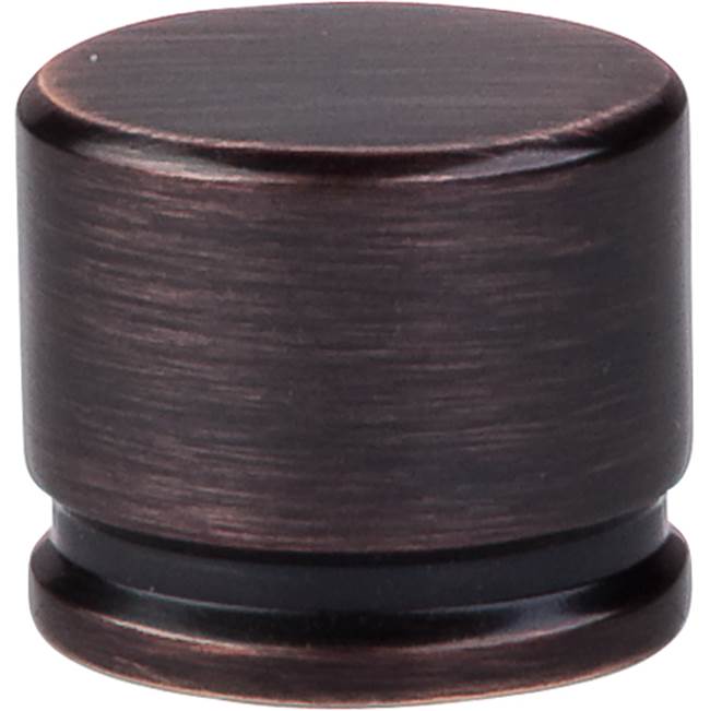 Top Knobs - Oval Knob 1 3/8 Inch Tuscan Bronze - Tuscan Bronze