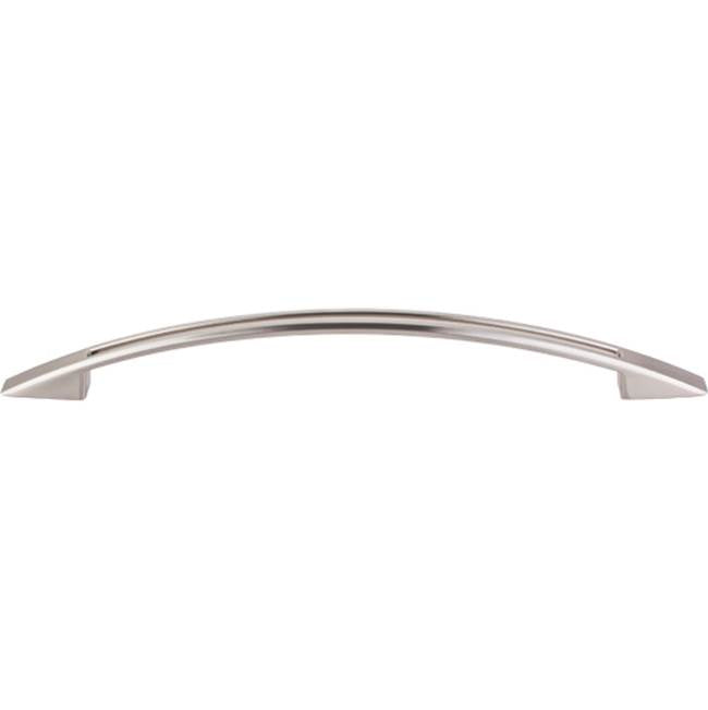Top Knobs - Tango Cut Out Pull 7 1/2 Inch (c-c) Brushed Satin Nickel - Brushed Satin Nickel