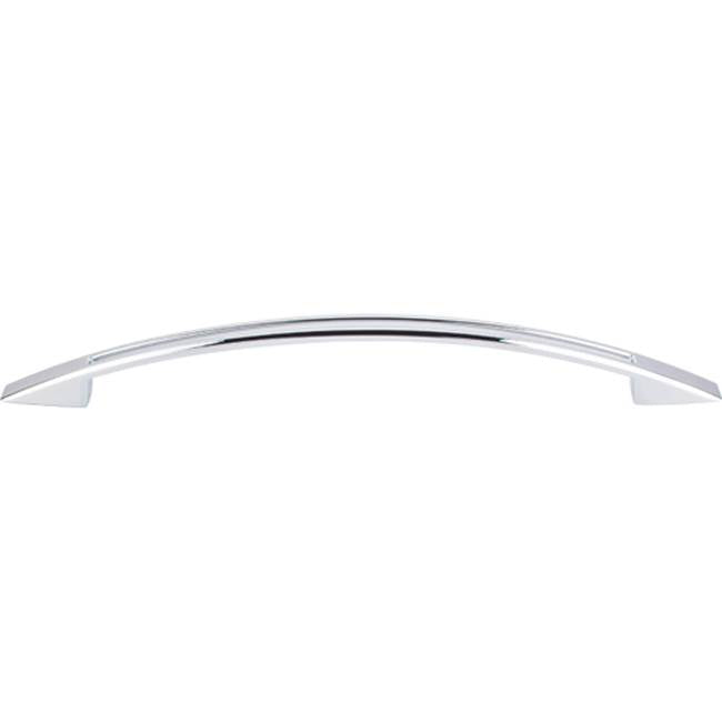 Top Knobs - Tango Cut Out Pull 7 1/2 Inch (c-c) Polished Chrome - Polished Chrome