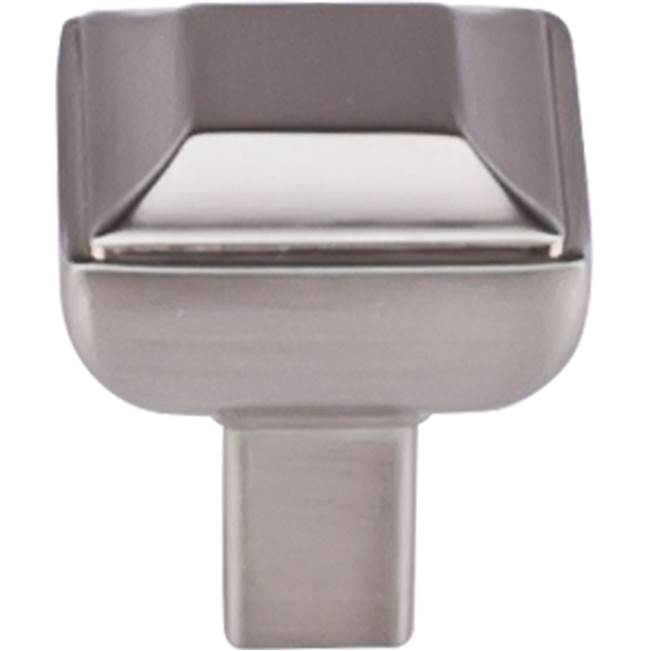Top Knobs - Podium Knob 1 Inch Brushed Satin Nickel - Brushed Satin Nickel