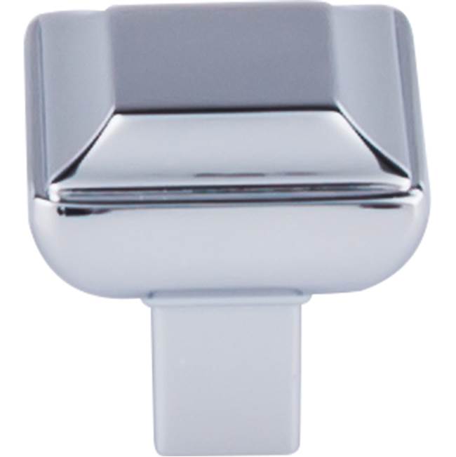 Top Knobs - Podium Knob 1 1/8 Inch Polished Chrome - Polished Chrome