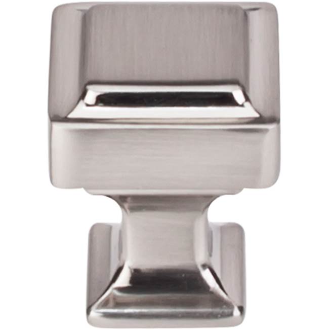 Top Knobs - Ascendra Knob 1 Inch Brushed Satin Nickel - Brushed Satin Nickel