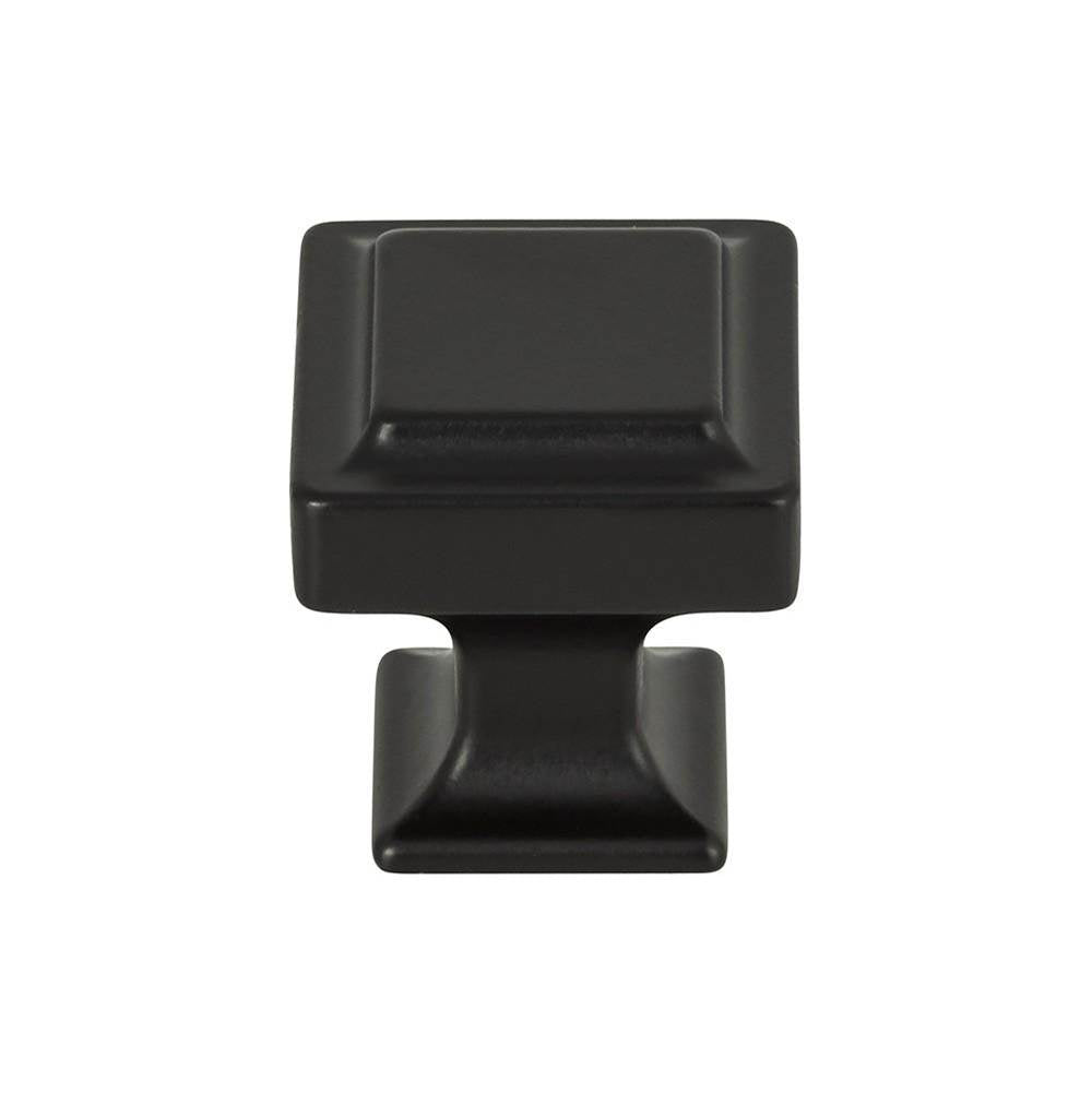 Top Knobs - Ascendra Knob 1 1/8 Inch Flat Black - Flat Black
