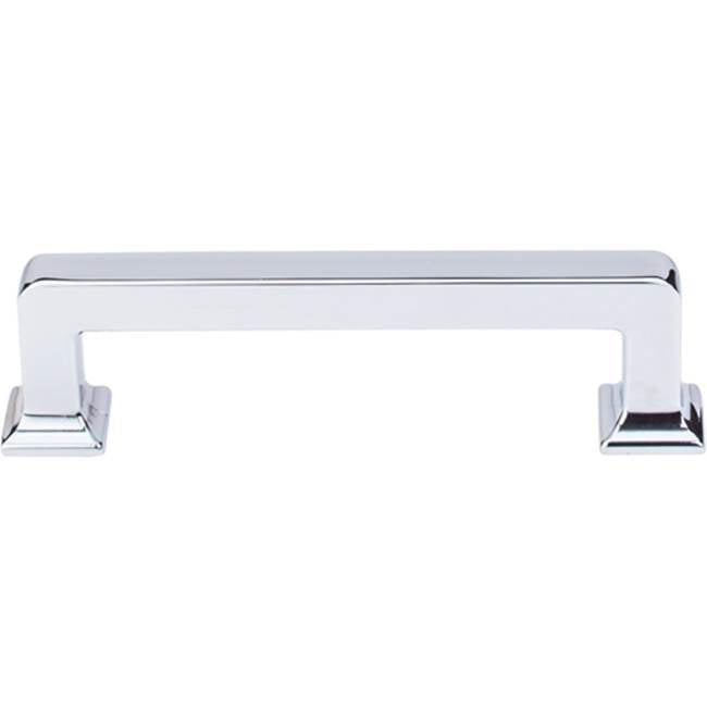 Top Knobs - Ascendra Pull 3 3/4 Inch (c-c) Polished Chrome - Polished Chrome