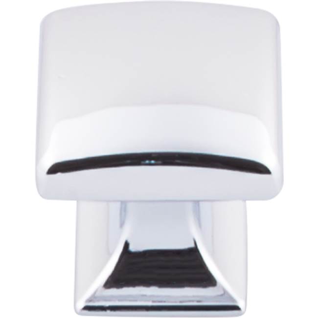 Top Knobs - Contour Knob 1 1/8 Inch Polished Chrome - Polished Chrome