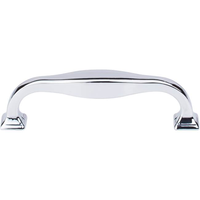 Top Knobs - Contour Pull 3 3/4 Inch (c-c) Polished Chrome - Polished Chrome