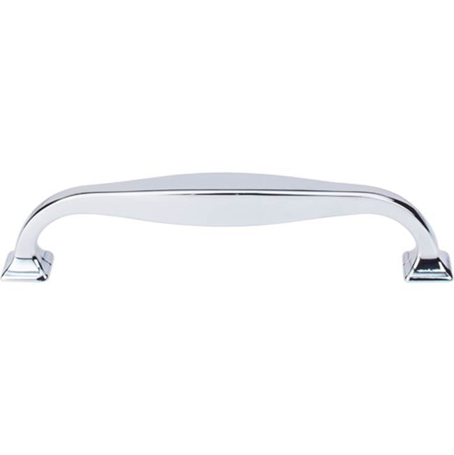Top Knobs - Contour Pull 5 1/16 Inch (c-c) Polished Chrome - Polished Chrome