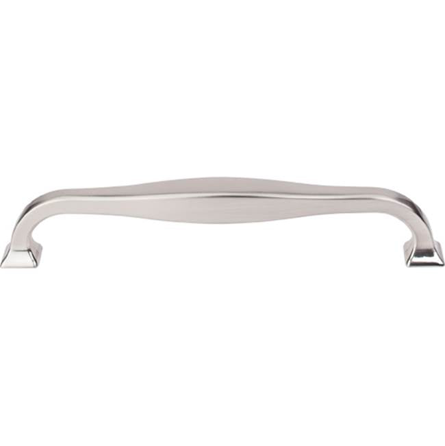 Top Knobs - Contour Pull 6 5/16 Inch (c-c) Brushed Satin Nickel - Brushed Satin Nickel