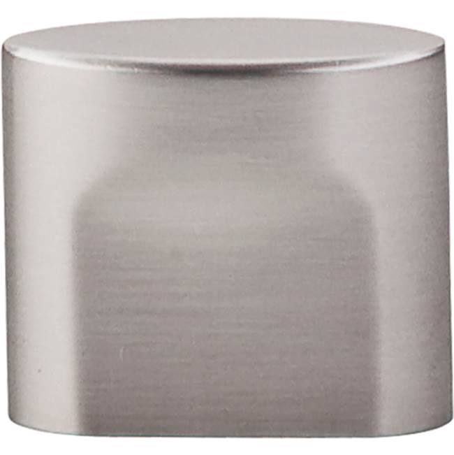 Top Knobs - Oval Slot Knob 3/4 Inch (c-c) Brushed Satin Nickel - Brushed Satin Nickel