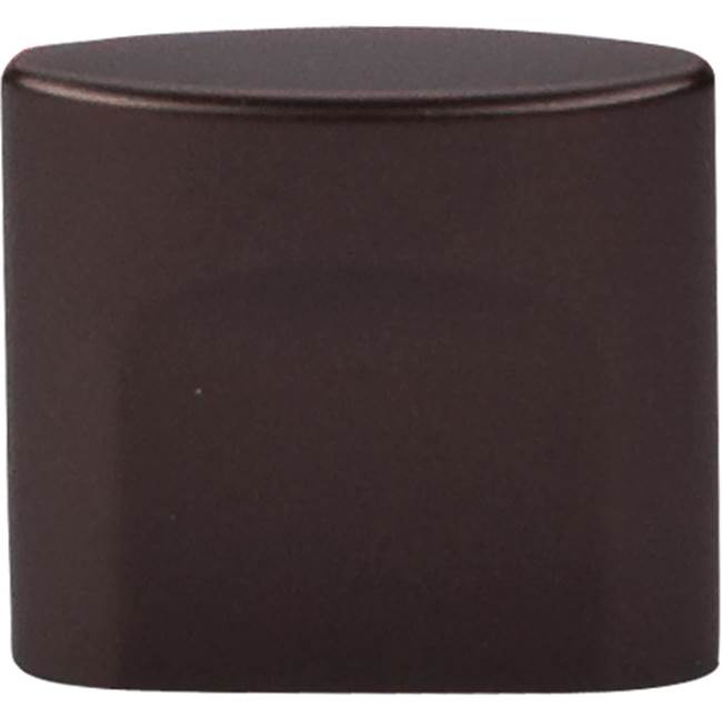 Top Knobs - Oval Slot Knob 3/4 Inch (c-c) Oil Rubbed Bronze - Oil Rubbed Bronze
