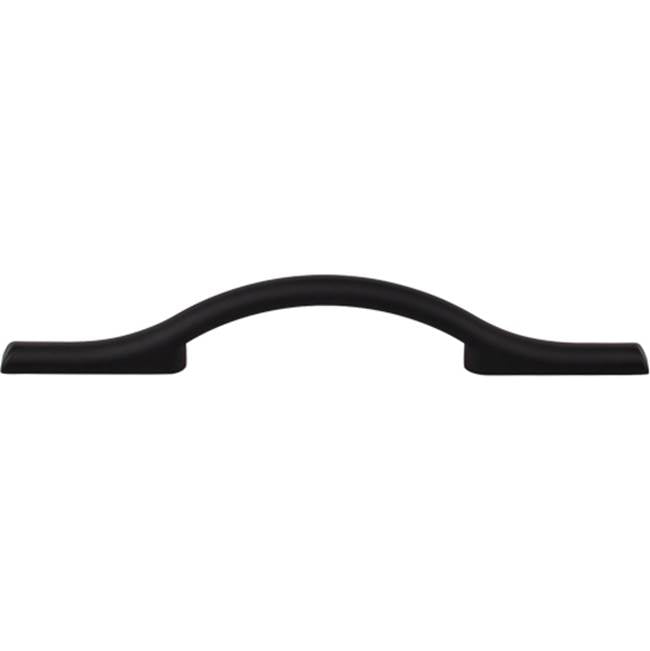 Top Knobs - Somerdale Pull 3 3/4 Inch (c-c) Flat Black - Flat Black
