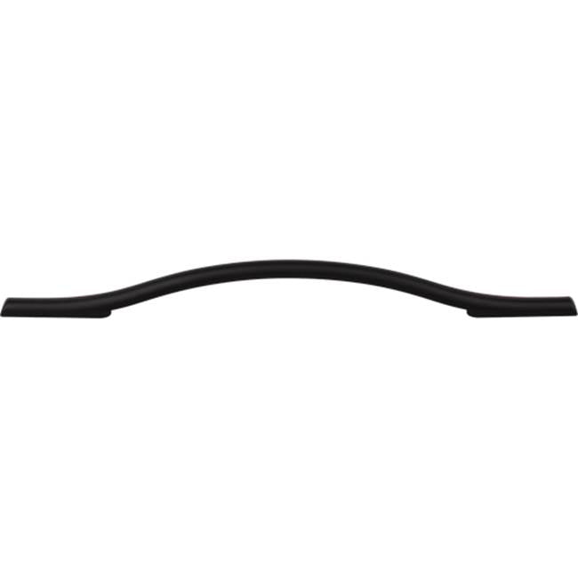 Top Knobs - Somerdale Pull 7 9/16 Inch (c-c) Flat Black - Flat Black