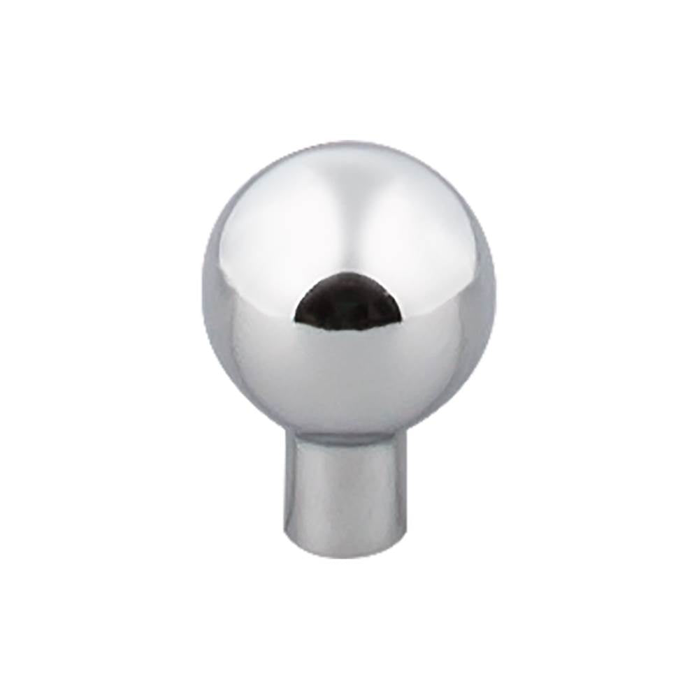 Top Knobs - Brookline Knob 7/8 Inch Polished Chrome - Polished Chrome