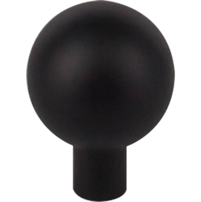 Top Knobs - Brookline Knob 1 1/8 Inch Flat Black - Flat Black