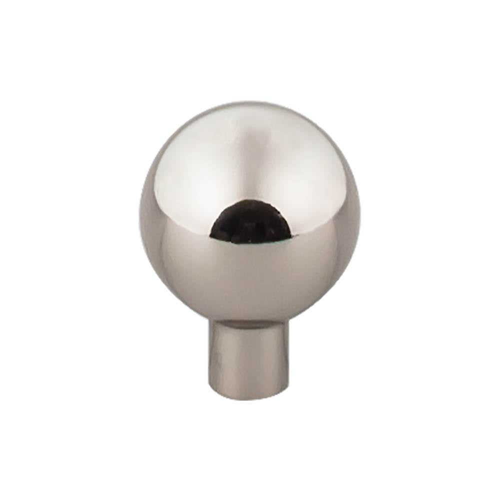 Top Knobs - Brookline Knob 1 1/8 Inch Polished Nickel - Polished Nickel
