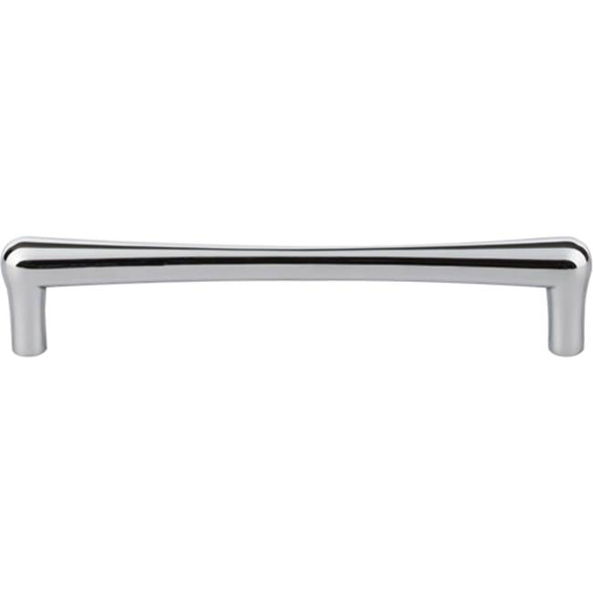 Top Knobs - Brookline Pull 6 5/16 Inch (c-c) Polished Chrome - Polished Chrome