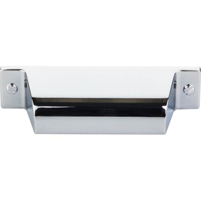 Top Knobs - Channing Cup Pull 2 3/4 Inch (c-c) Polished Chrome - Polished Chrome