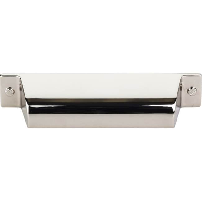Top Knobs - Channing Cup Pull 3 3/4 Inch (c-c) Polished Nickel - Polished Nickel
