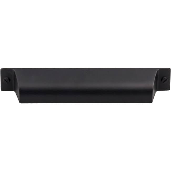 Top Knobs - Channing Cup Pull 5 Inch (c-c) Flat Black - Flat Black