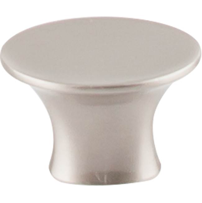 Top Knobs - Edgewater Knob 1 5/16 Inch Brushed Satin Nickel - Brushed Satin Nickel