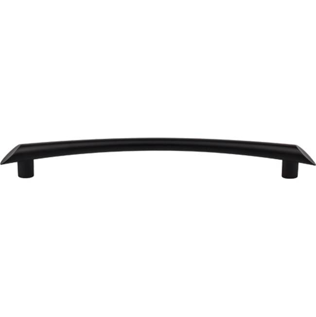 Top Knobs - Edgewater Appliance Pull 12 Inch (c-c) Flat Black - Flat Black