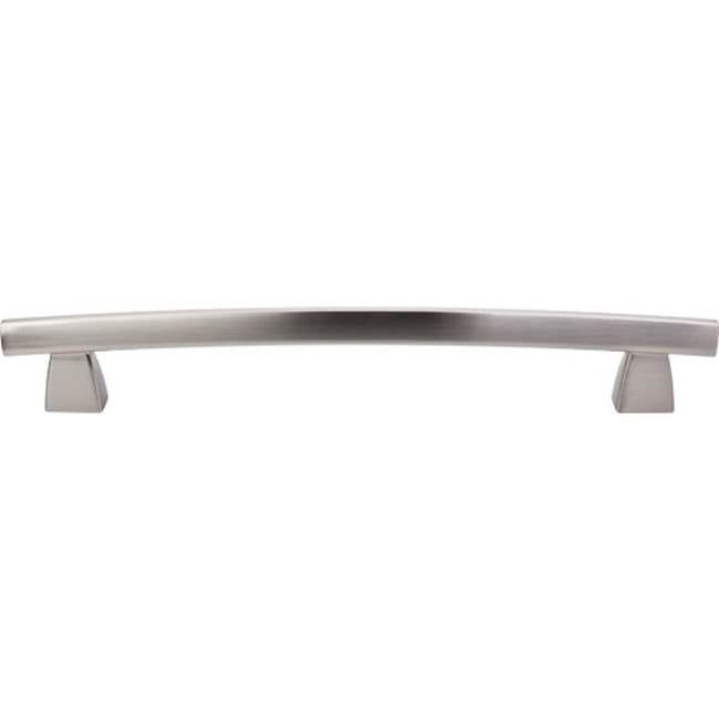Top Knobs - Arched Appliance Pull 12 Inch (c-c) Brushed Satin Nickel - Brushed Satin Nickel