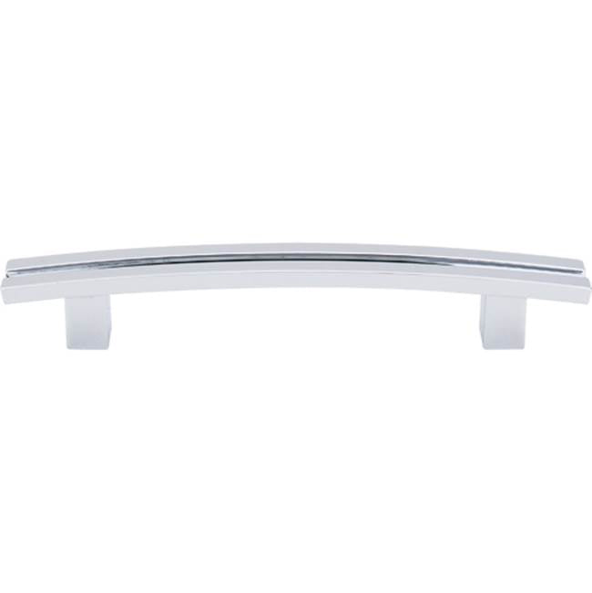 Top Knobs - Inset Rail Pull 5 Inch (c-c) Polished Chrome - Polished Chrome