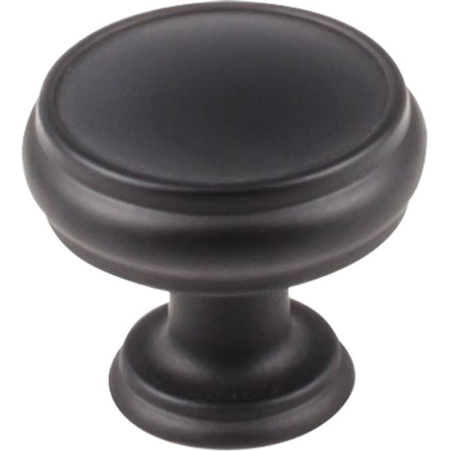 Top Knobs - Eden Knob 1 3/8 Inch Flat Black - Flat Black