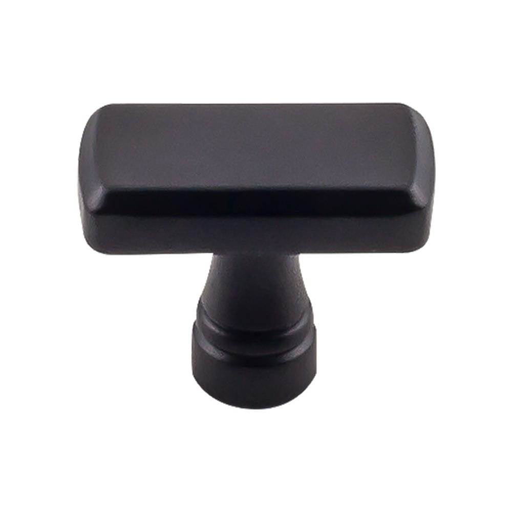 Top Knobs - Kingsbridge Knob 1 3/8 Inch Flat Black - Flat Black