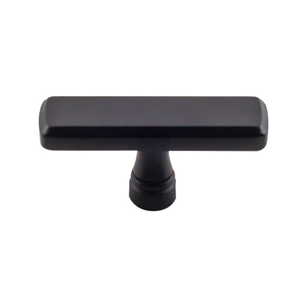 Top Knobs - Kingsbridge Knob 2 3/8 Inch Flat Black - Flat Black