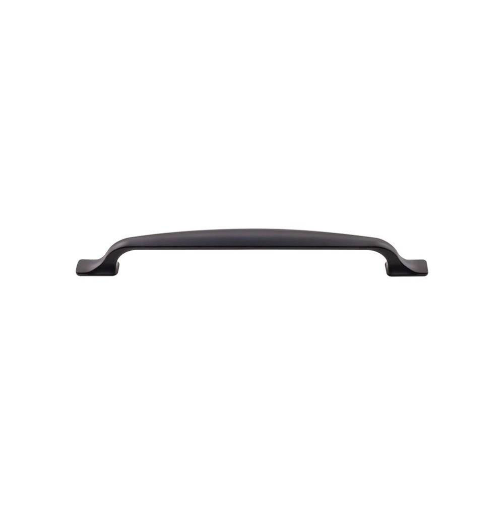 Top Knobs - Torbay Pull 7 9/16 Inch (c-c) Flat Black - Flat Black