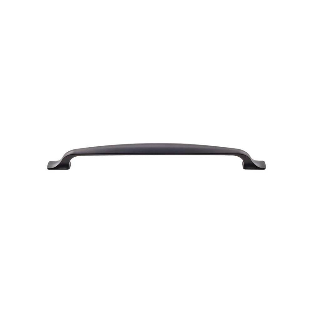 Top Knobs - Torbay Pull 8 13/16 Inch (c-c) Flat Black - Flat Black