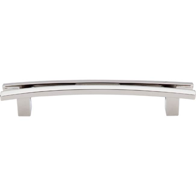 Top Knobs - Flared Pull 5 Inch (c-c) Polished Nickel - Polished Nickel