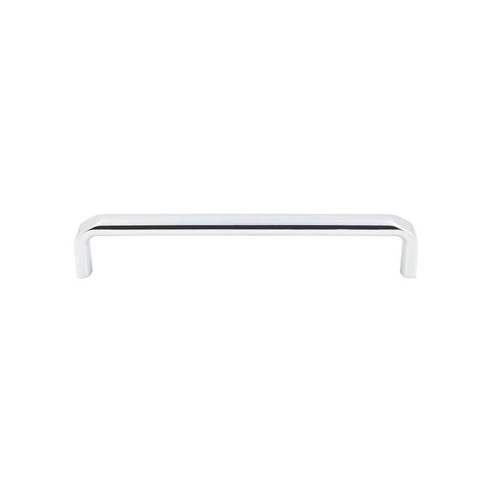 Top Knobs - Exeter Pull 6 5/16 Inch (c-c) Polished Chrome - Polished Chrome