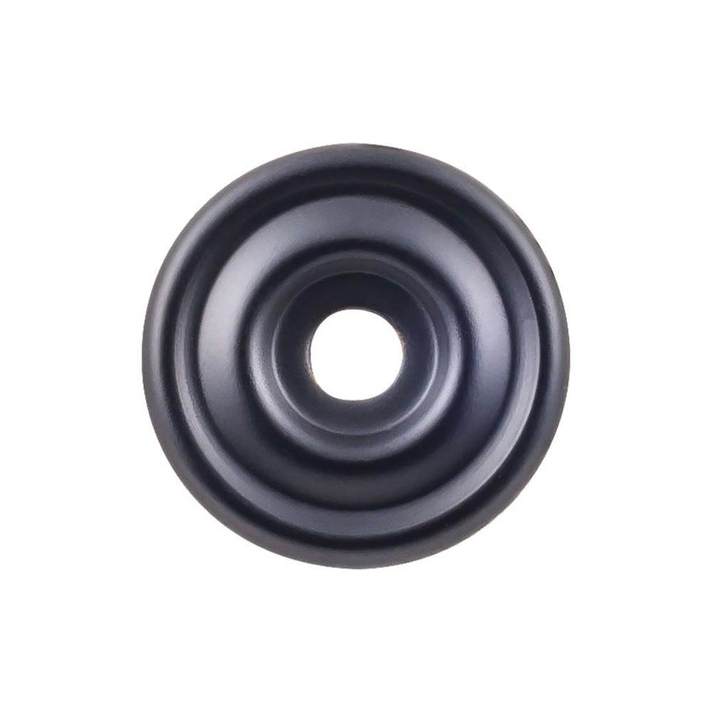 Top Knobs - Brixton Backplate 1 3/8 Inch Flat Black - Flat Black