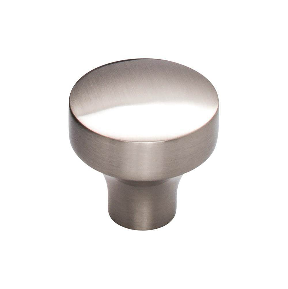 Top Knobs - Kinney Knob 1 1/4 Inch Brushed Satin Nickel - Brushed Satin Nickel
