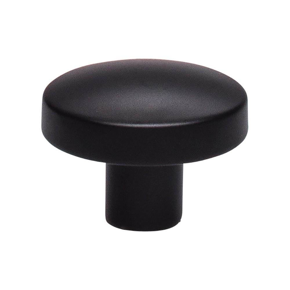 Top Knobs - Hillmont Knob 1 3/8 Inch Flat Black - Flat Black