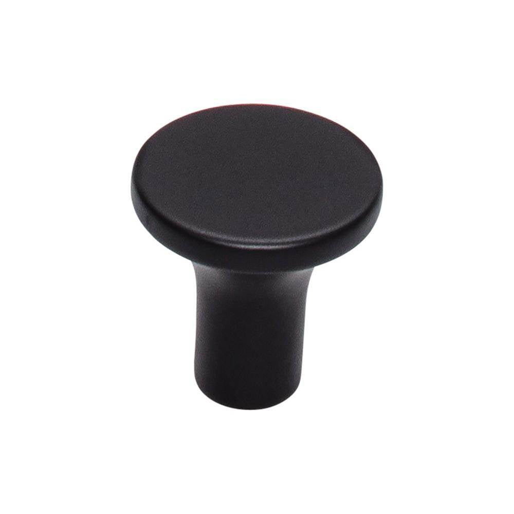 Top Knobs - Marion Knob 1 Inch Flat Black - Flat Black