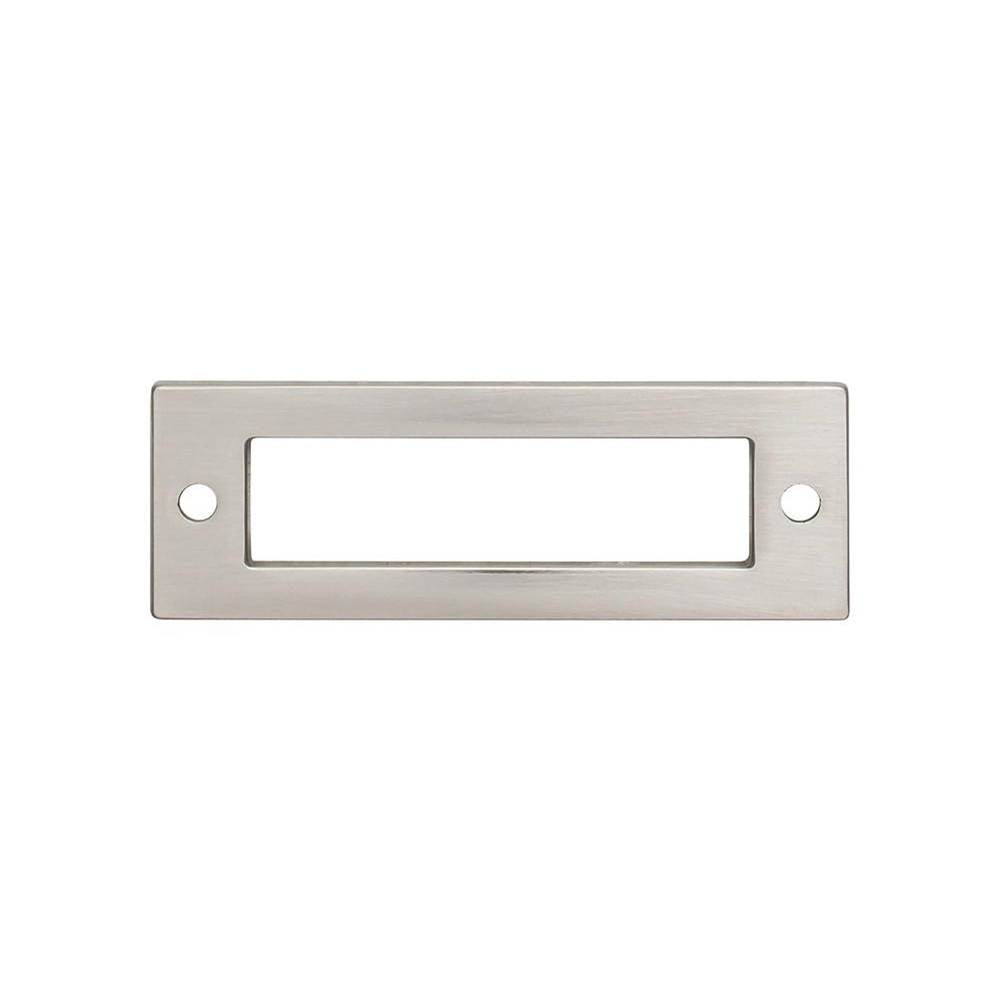 Top Knobs - Hollin Backplate 3 Inch Brushed Satin Nickel - Brushed Satin Nickel