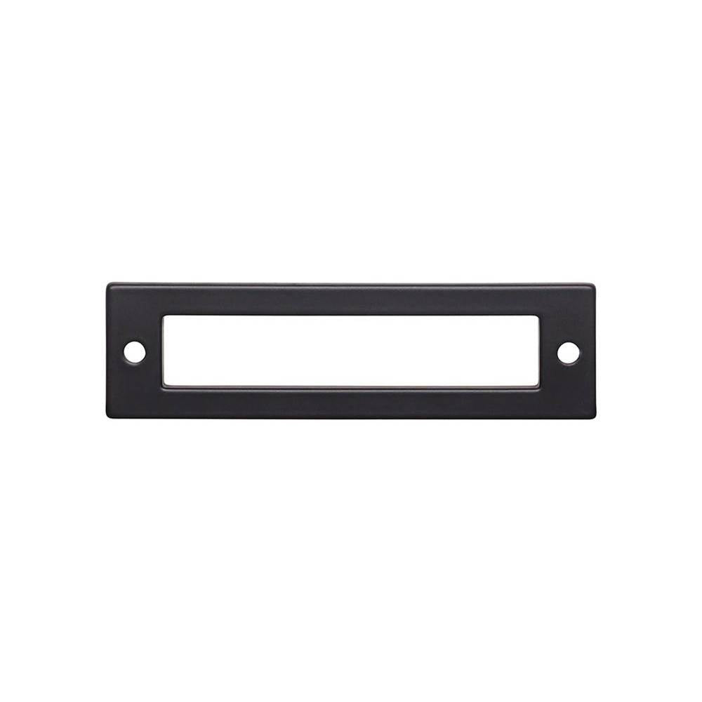 Top Knobs - Hollin Backplate 3 3/4 Inch Flat Black - Flat Black