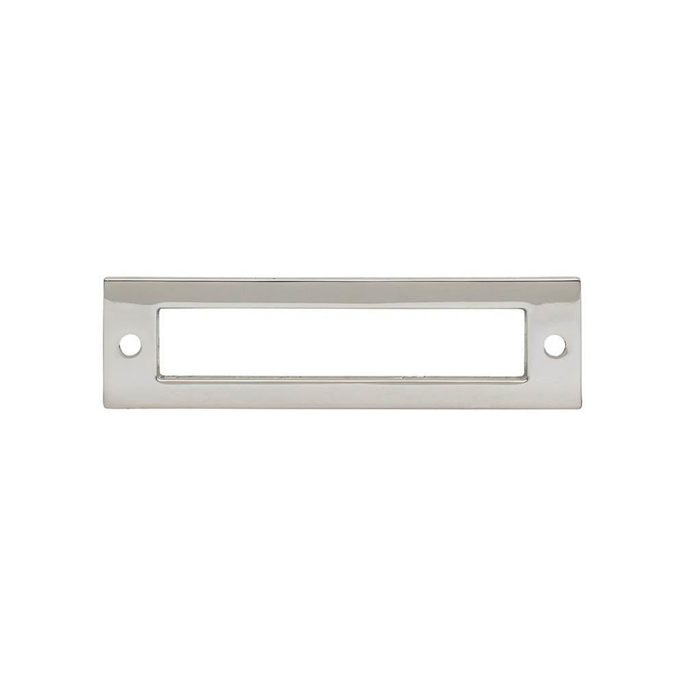 Top Knobs - Hollin Backplate 3 3/4 Inch Polished Nickel - Polished Nickel