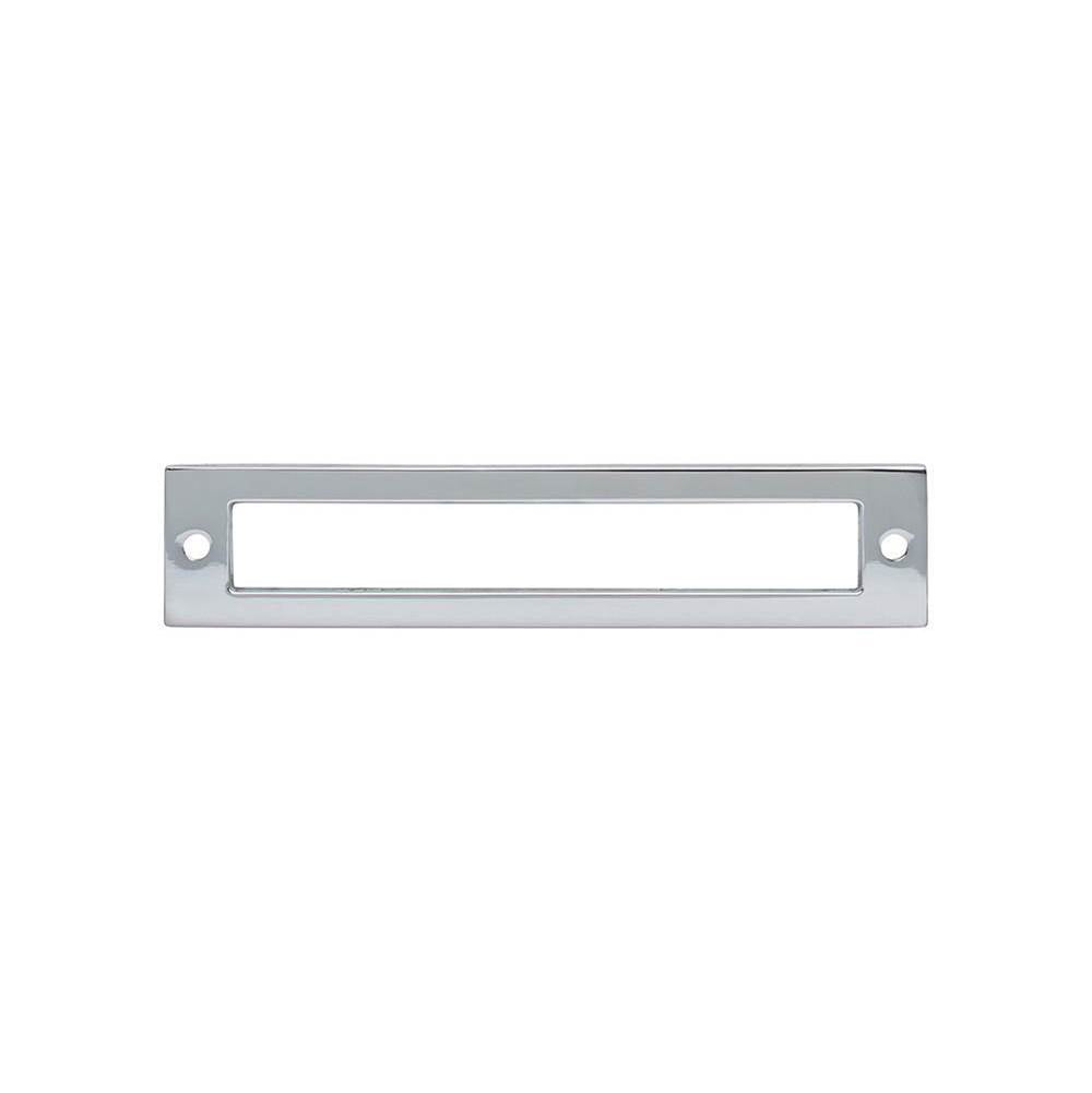 Top Knobs - Hollin Backplate 5 1/16 Inch Polished Chrome - Polished Chrome