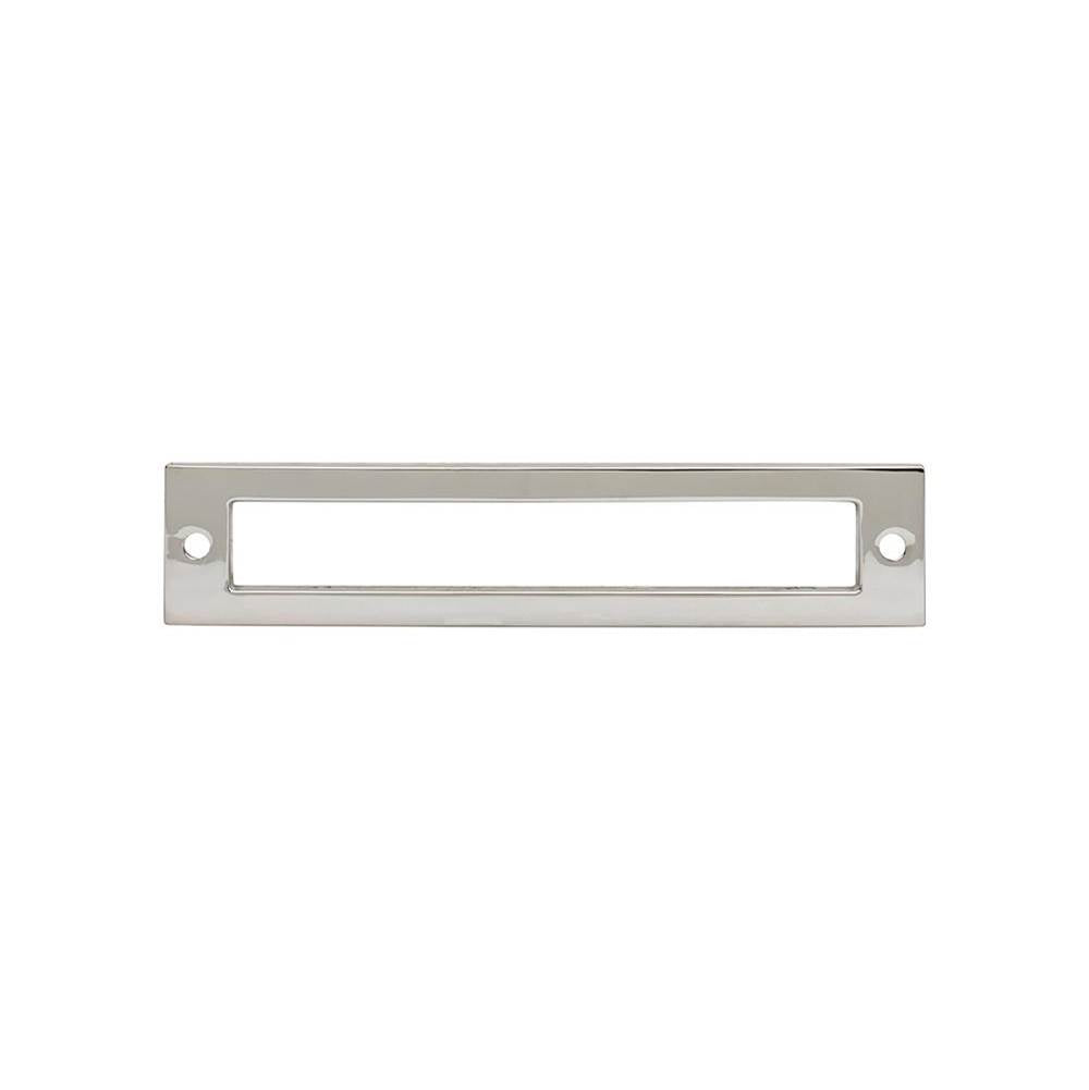 Top Knobs - Hollin Backplate 5 1/16 Inch Polished Nickel - Polished Nickel