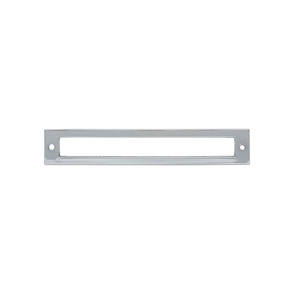 Top Knobs - Hollin Backplate 6 5/16 Inch Polished Chrome - Polished Chrome