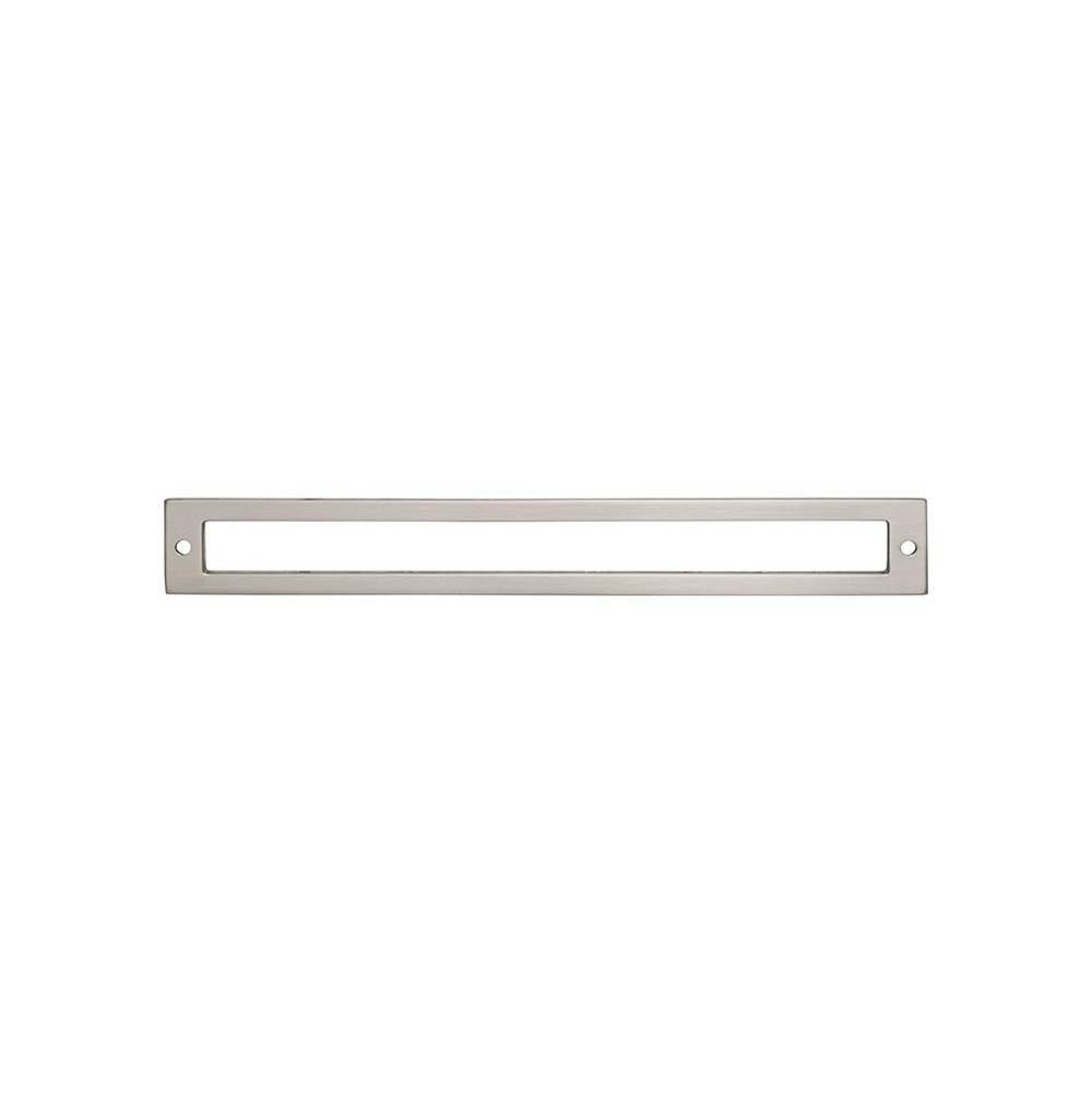 Top Knobs - Hollin Backplate 8 13/16 Inch Brushed Satin Nickel - Brushed Satin Nickel